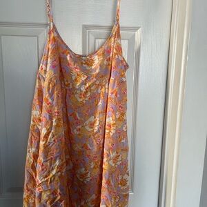 Floral Spaghetti Strap Dress (wild fable)
